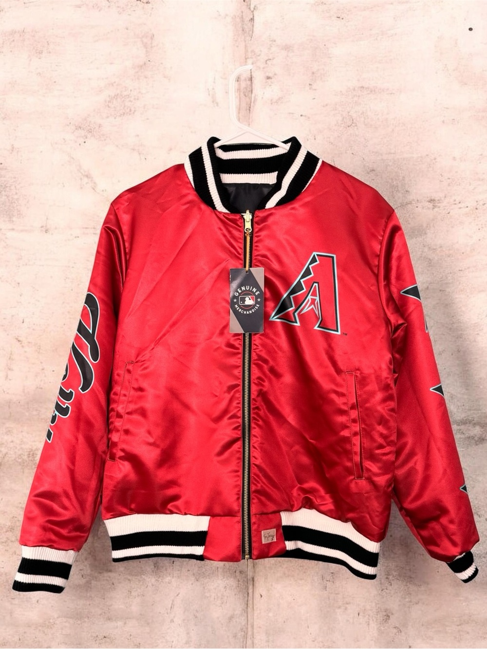Arizona Diamondbacks Tiny Turnip Merrill Kelly Reversible Bomber Jacket NWT XL